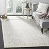 Safavieh Cambridge Hand Tufted Small Rectangle Rugs, Silver and Ivory - 3 x 5 ft. CAM123D-3